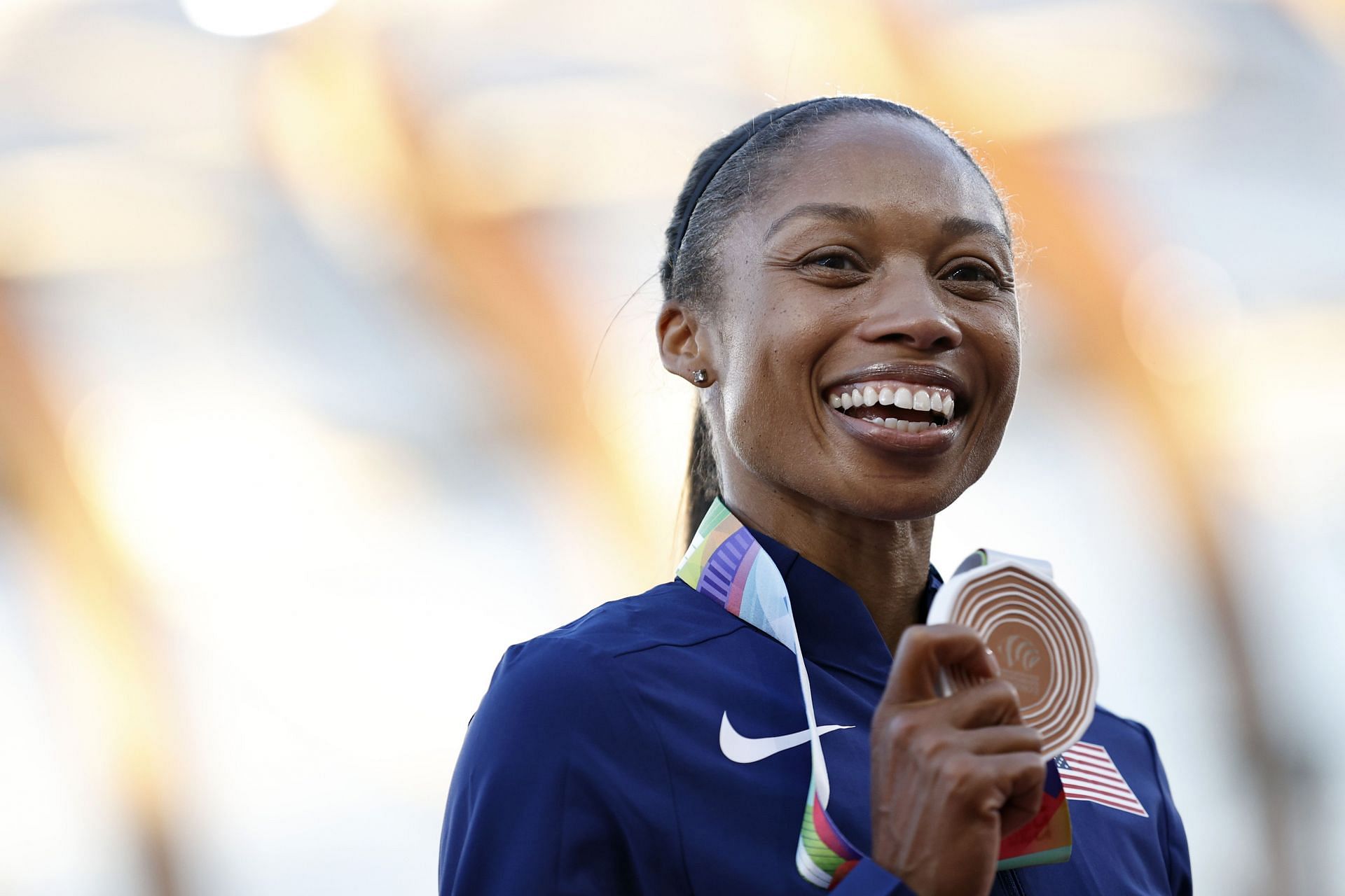 Allyson Felix at World Athletics Championships Oregon22