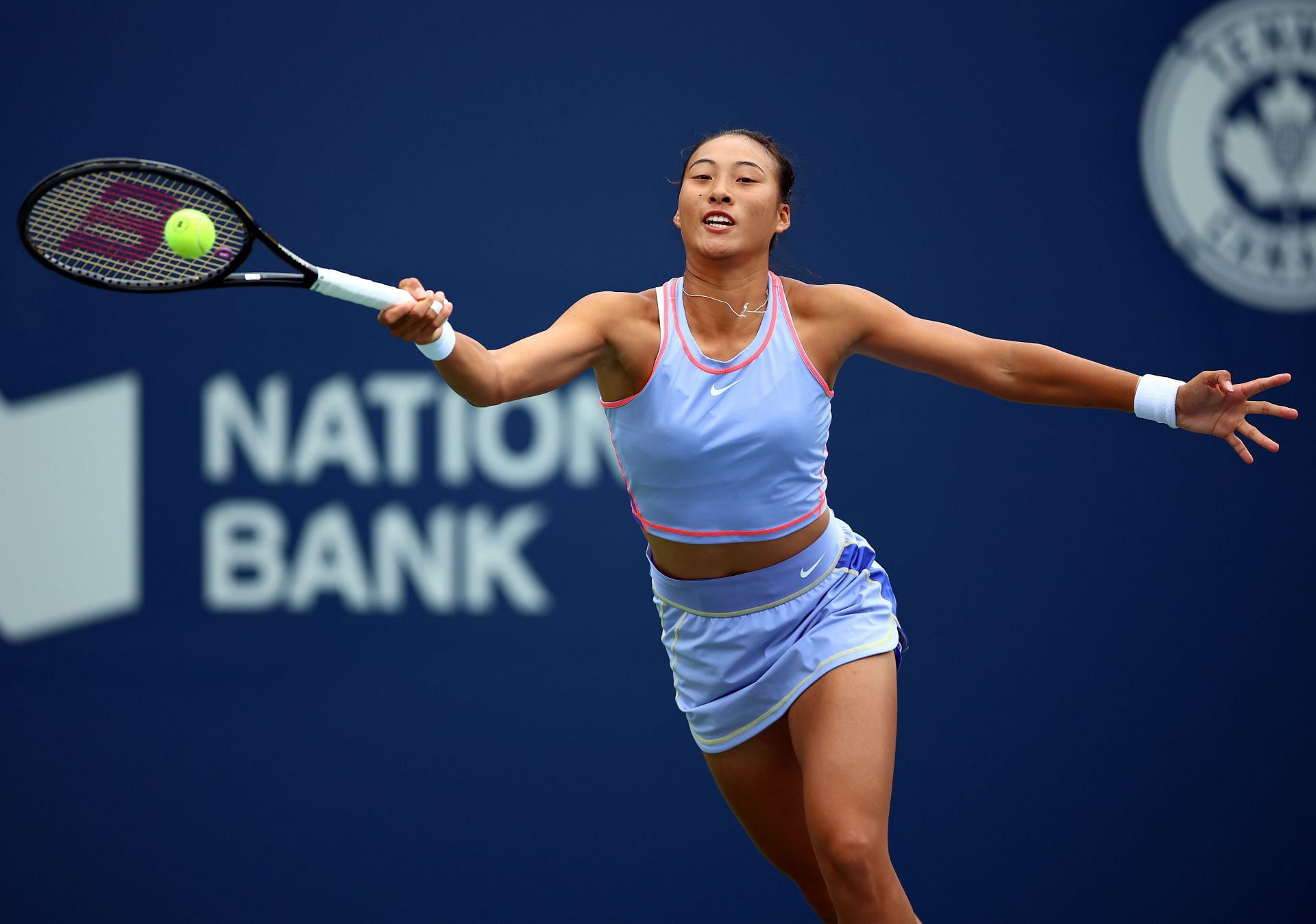 Zheng has posted three wins in Adelaide, having come through the qualifiers.