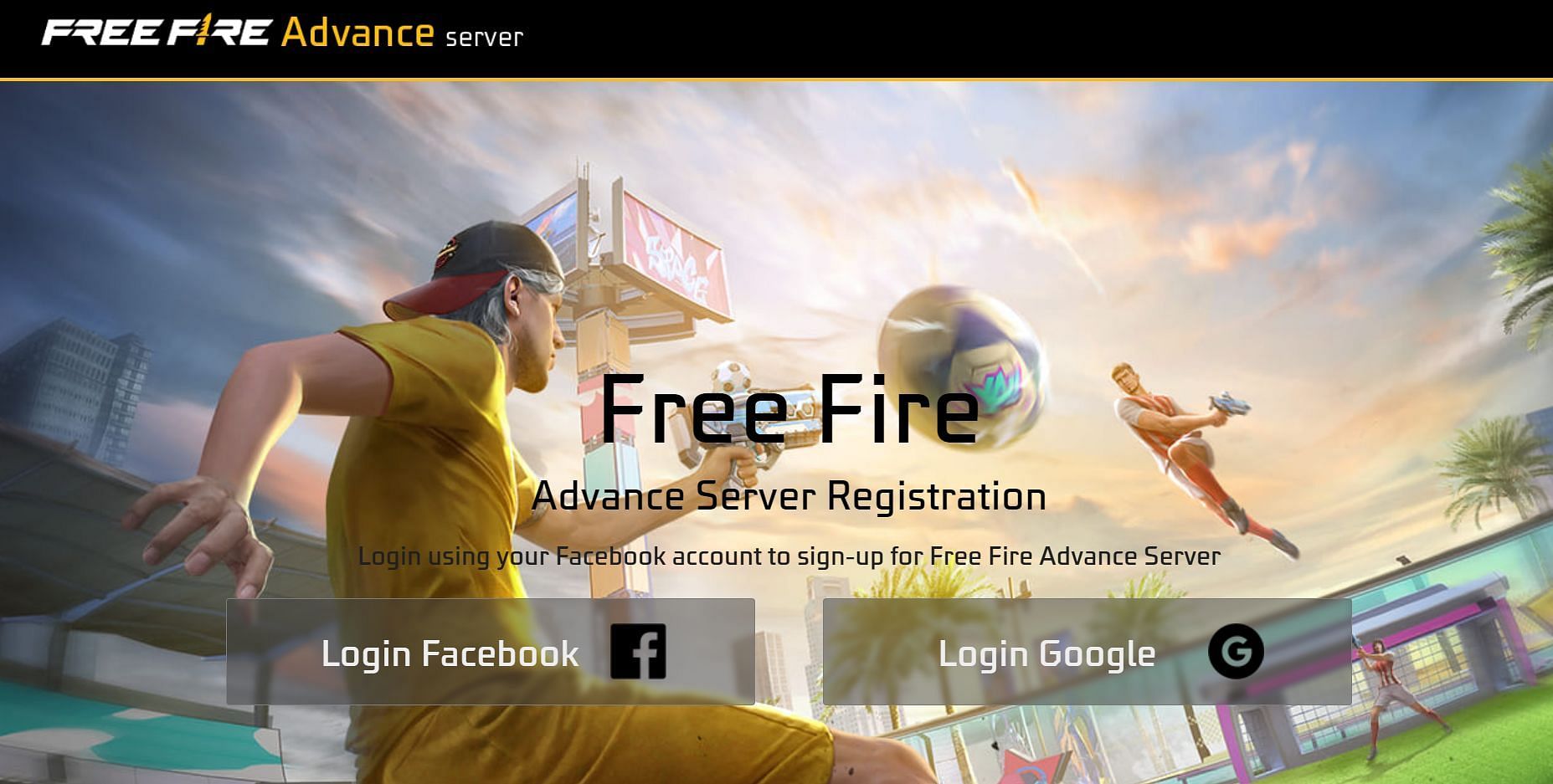 Users have to register ahead of its release (Image via Garena)