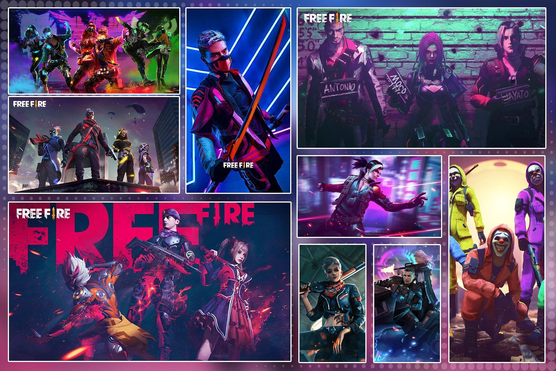 How to download Free Fire wallpapers in 2023