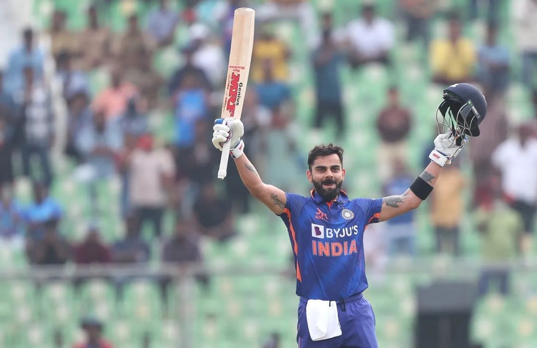 Virat Kohli top-scored for India against Sri Lanka [Pic Credit: BCCI]