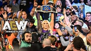 Major AEW star sends a congratulatory message following Charlotte Flair's title win on WWE SmackDown