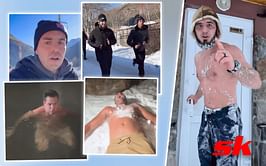 WATCH: NELK Boys train with Islam Makhachev in snow-covered Dagestan
