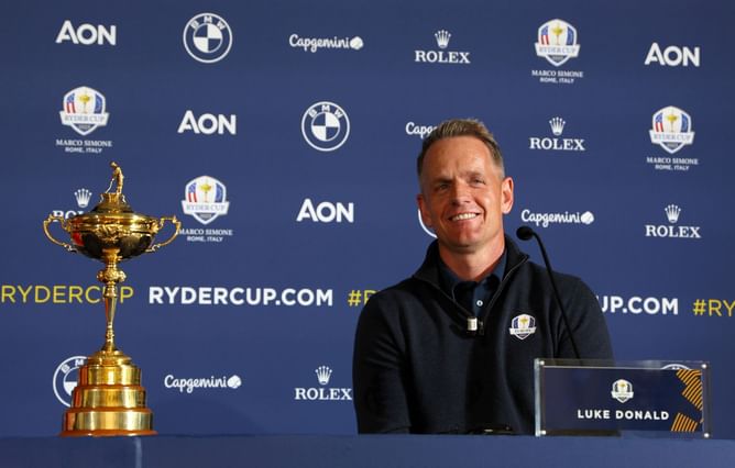 “We have a good depth of field" - Europe captain Luke Donald reacts to Ian Poulter's Ryder Cup comments