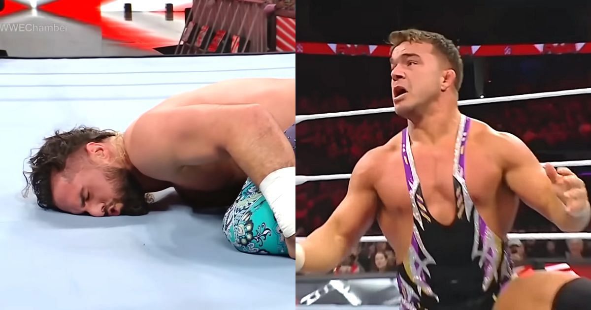 Gable and Rollins had a back-and-forth match on RAW.
