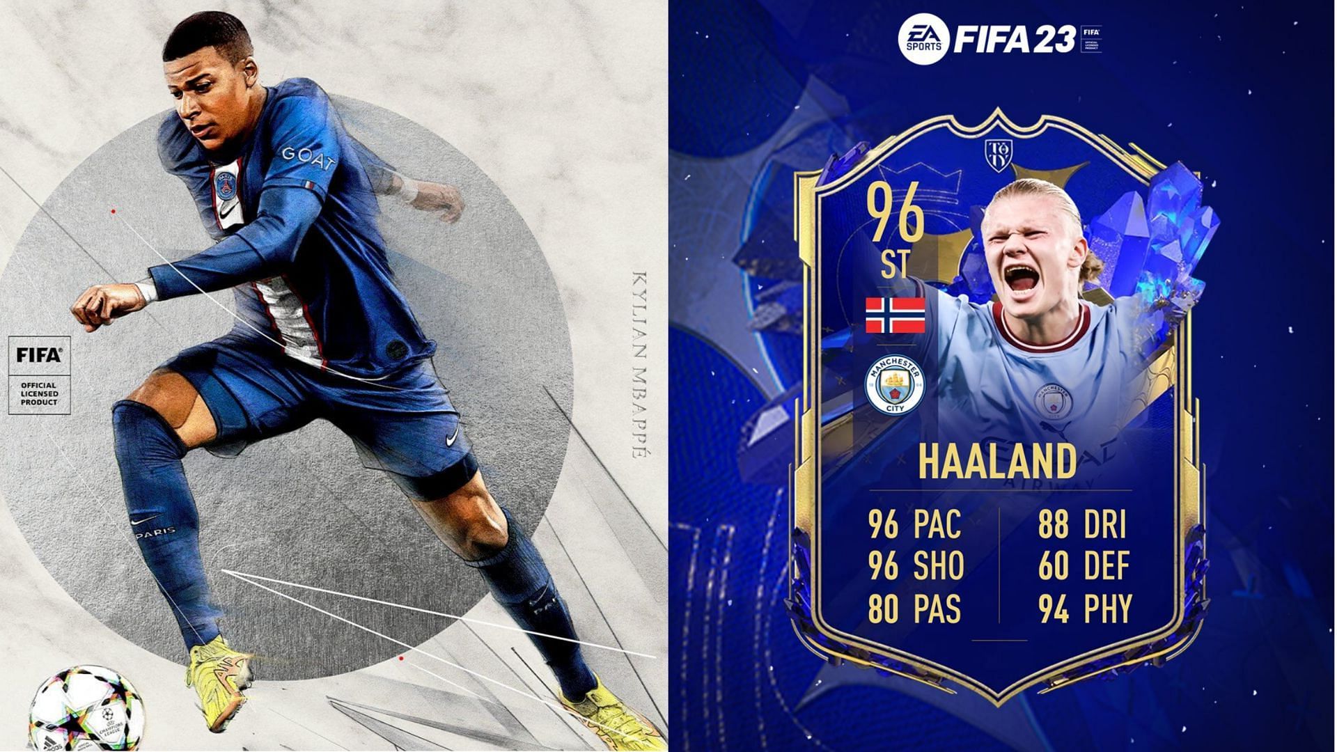 FIFA 23 leaks reveal official stats of Erling Haaland TOTY card in