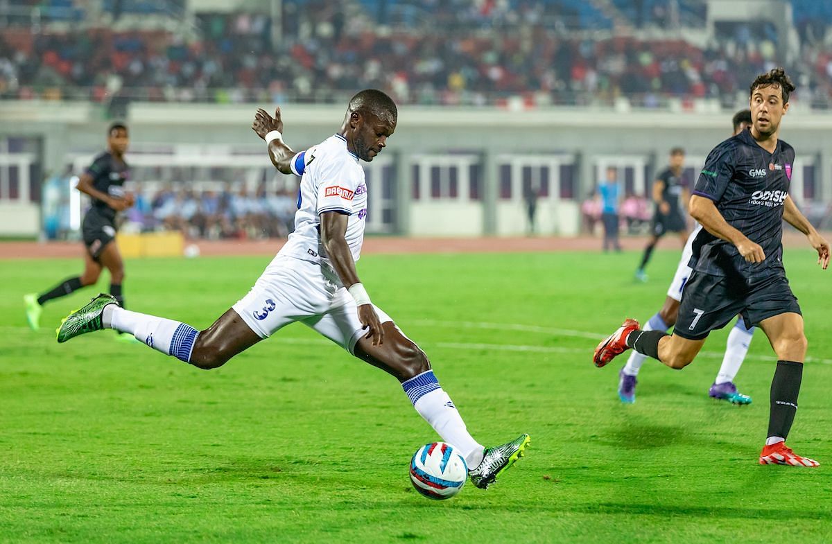 Fallou Diagne has underperformed for the Blues. (Image credits: ISL)