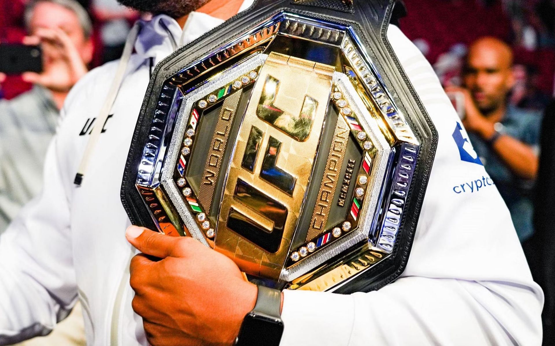 Ultimate Fighting Championship title belt 