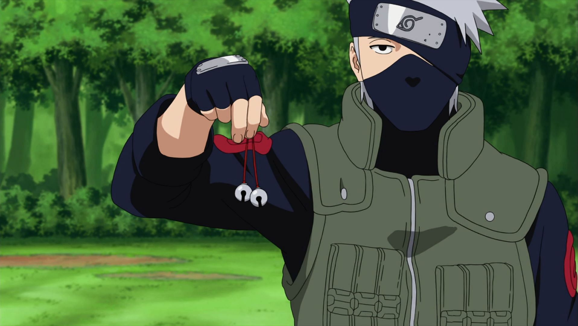 Kakashi initiates the Bell Test (Image via Pierrot Studios)