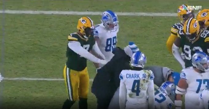 NFL fines Green Bay Packers rookie Quay Walker for shoving Detroit