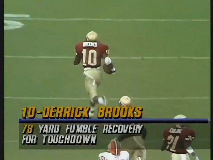 Derrick Brooks Florida State Highlights