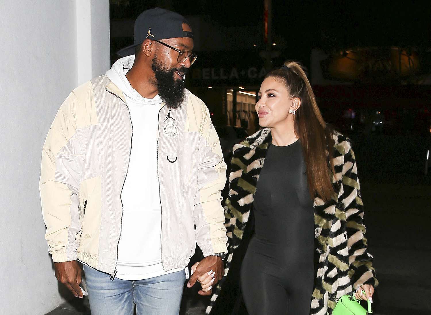 Larsa Pippen and Marcus Jordan spotted kissing