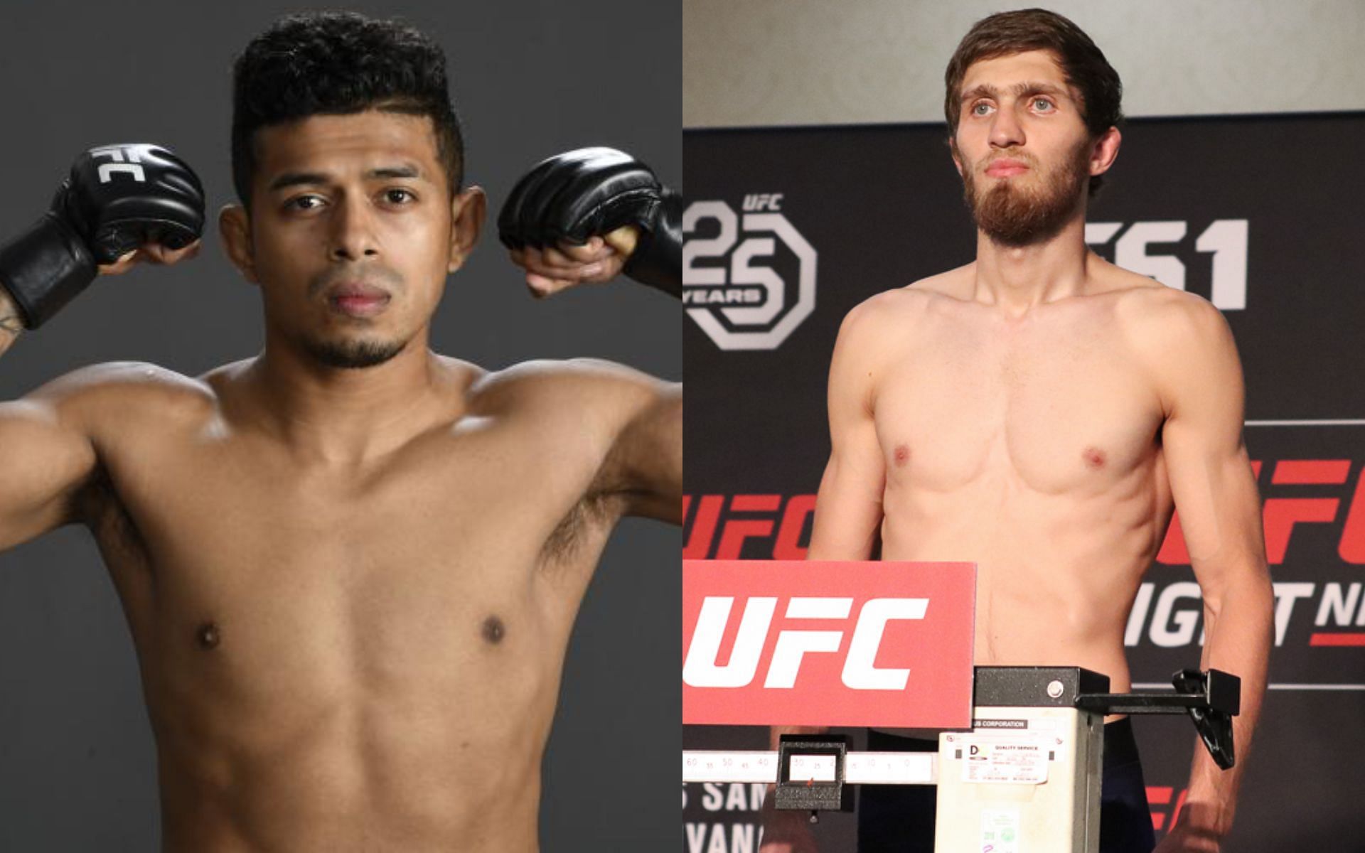 Jonathan Martinez (left) and Said Nurmagomedov (right) [Image courtesy: Official UFC website and MMA Junkie] 
