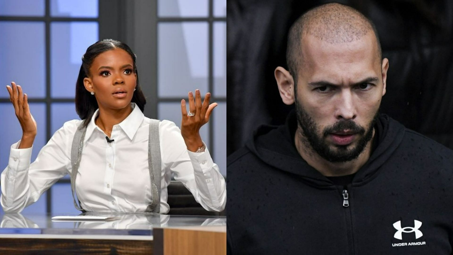 Candace Owens believes Andrew Tate is not a r*pist (Image via Getty Images and AP)