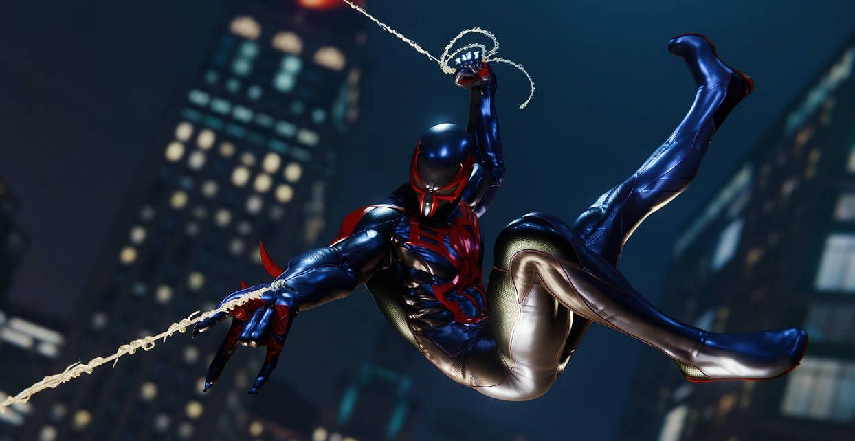 Spider-Man 2099 (image via Insomniac Games)