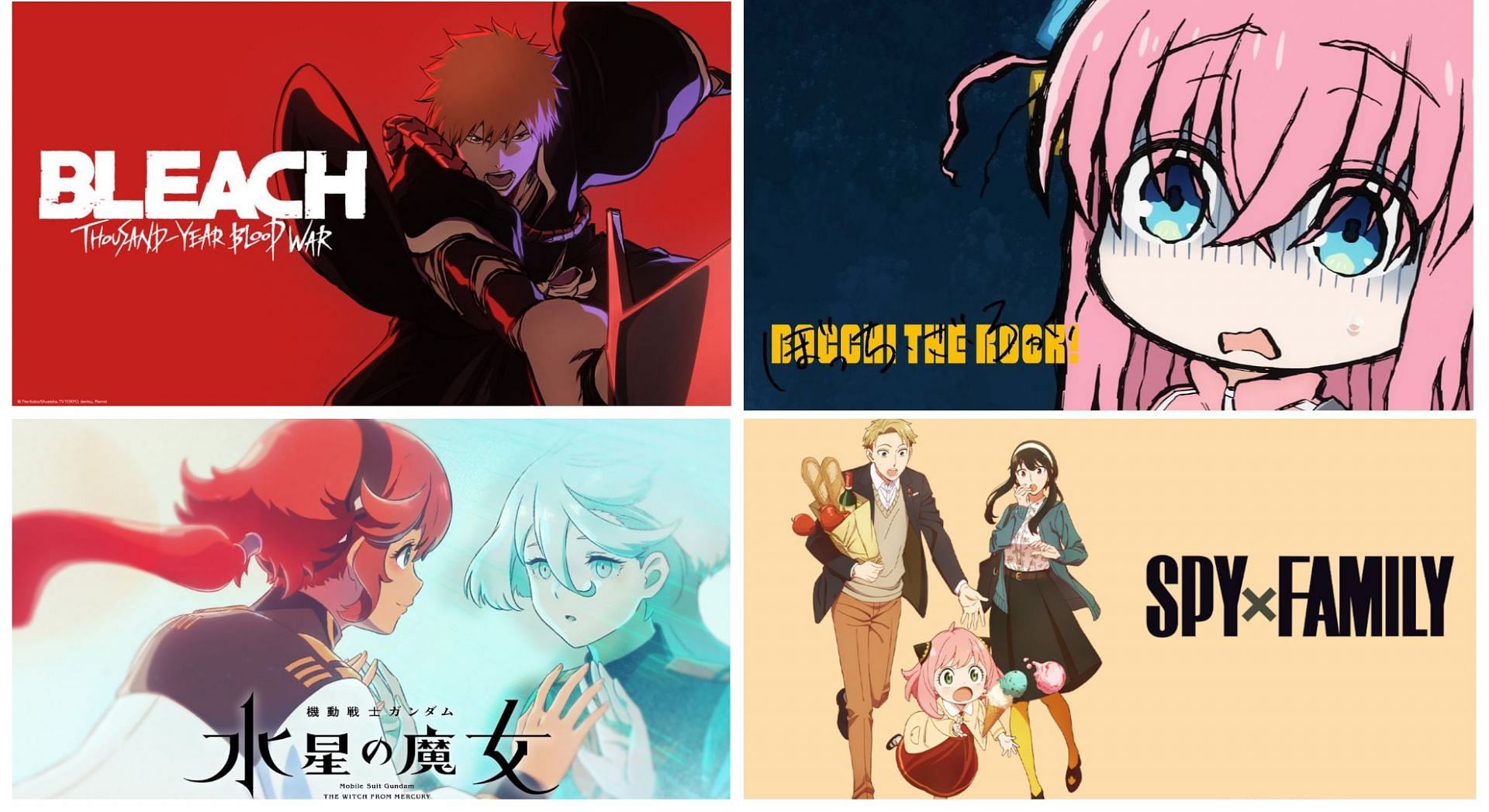 Four 2022 anime that surprised everyone (Image via Sportskeeda)