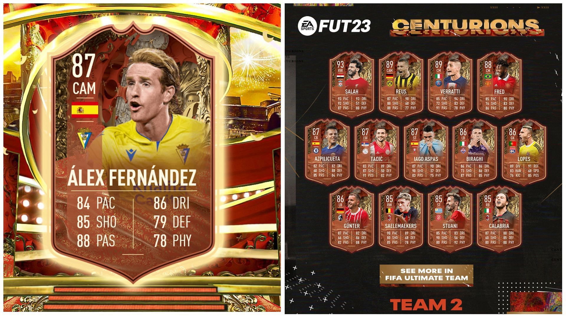 The Alex Fernandez SBC is live in FIFA 23 (Images via EA Sports)