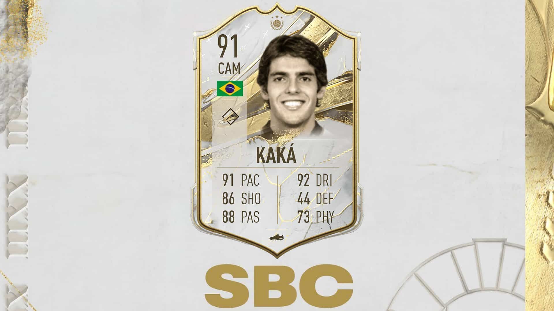 FIFA 23 Kaka Prime Icon SBC - How to complete, estimated cost, and more ...