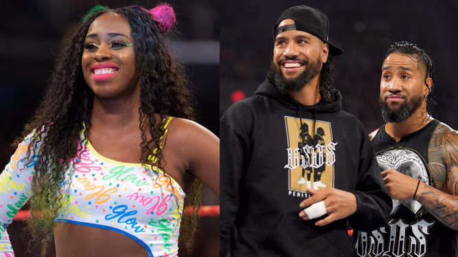 Which Uso is WWE star Naomi's husband?