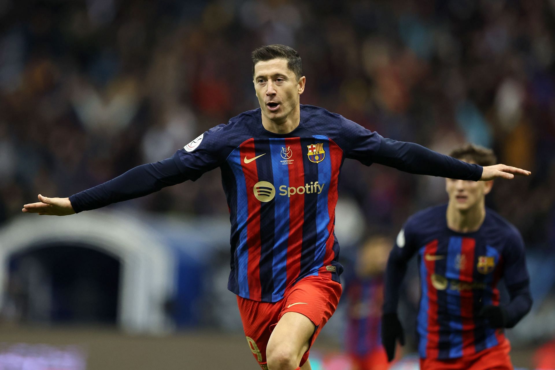 Robert Lewandowski - Real Betis v FC Barcelona - Super Copa de Espa&ntilde;a 2023