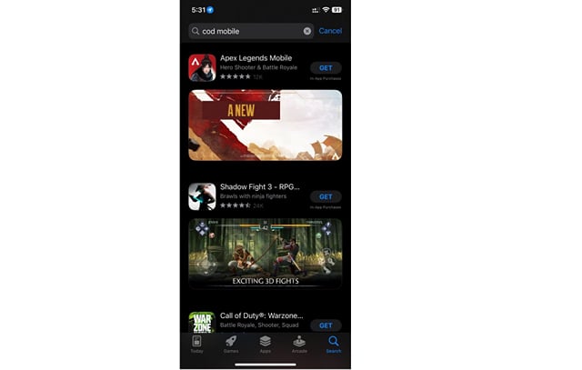COD Mobile removed from Apple App Store