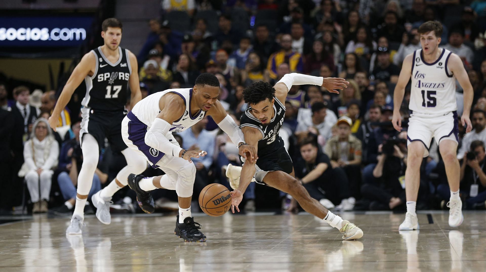 New Trade Scenario Sends Los Angeles Lakers' Russell Westbrook to San  Antonio Spurs - Sports Illustrated Inside The Spurs, Analysis and More