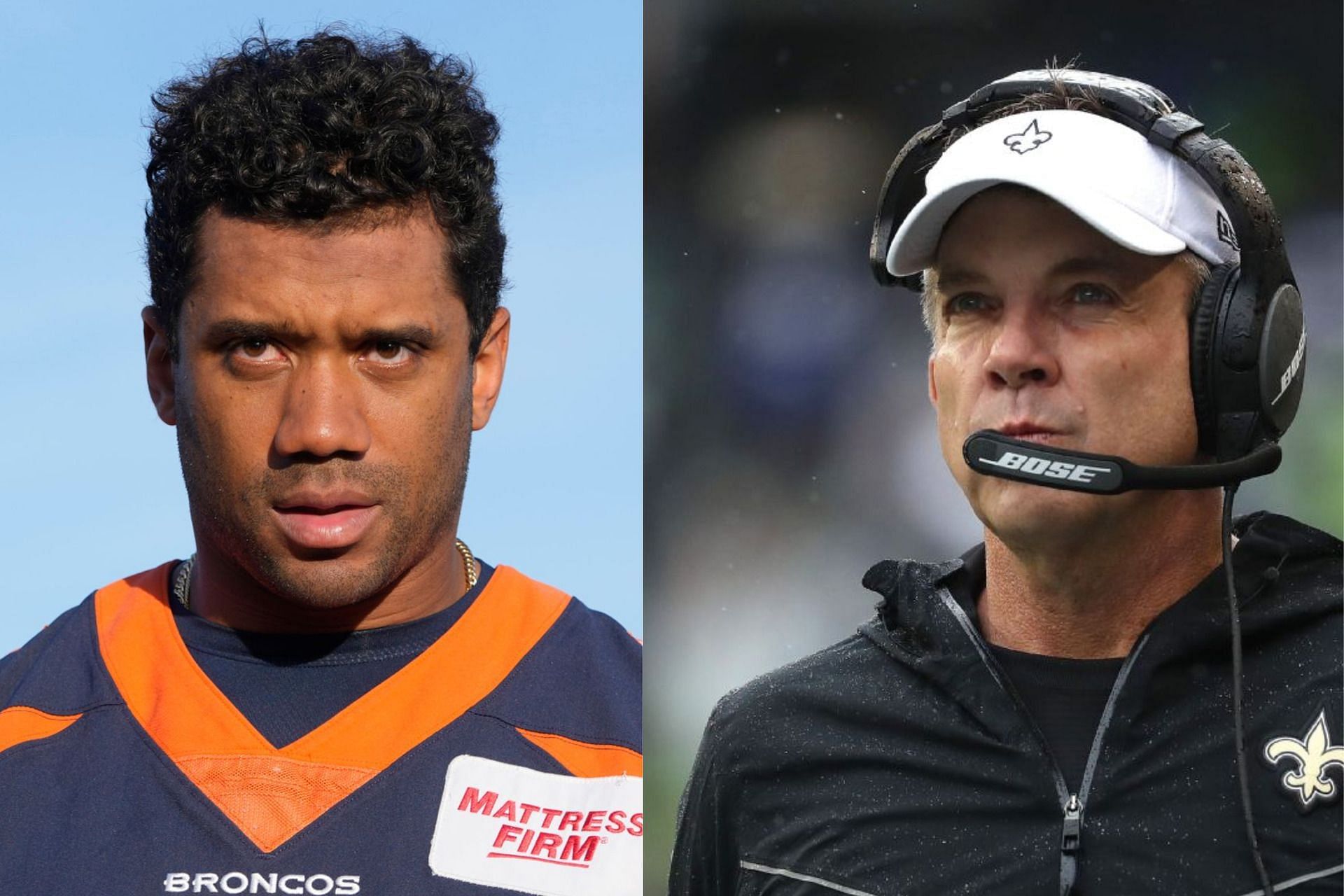 Russell Wilson and Sean Payton