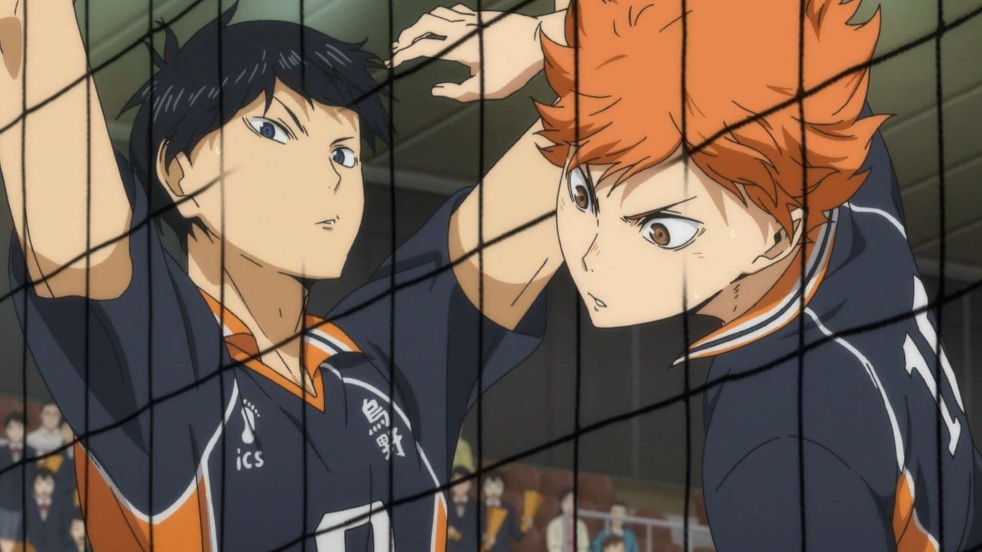 Kageyama and Hinata from Haikyuu!! (Image via Production I.G)