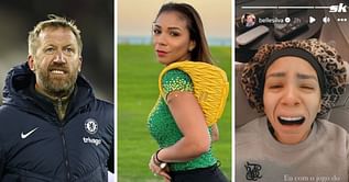 "Oh my God!!!" - Chelsea star's wife left in tears after loss against Fulham