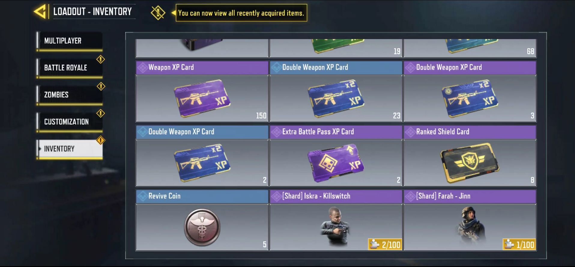 Character Shards in COD Mobile (Image by Sportskeeda)
