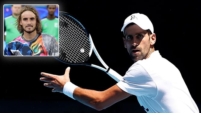 Novak Djokovic still the man to beat at Australian open, says Stefanos Tsitsipas, hopes him and fellow players can step up and stop him this year