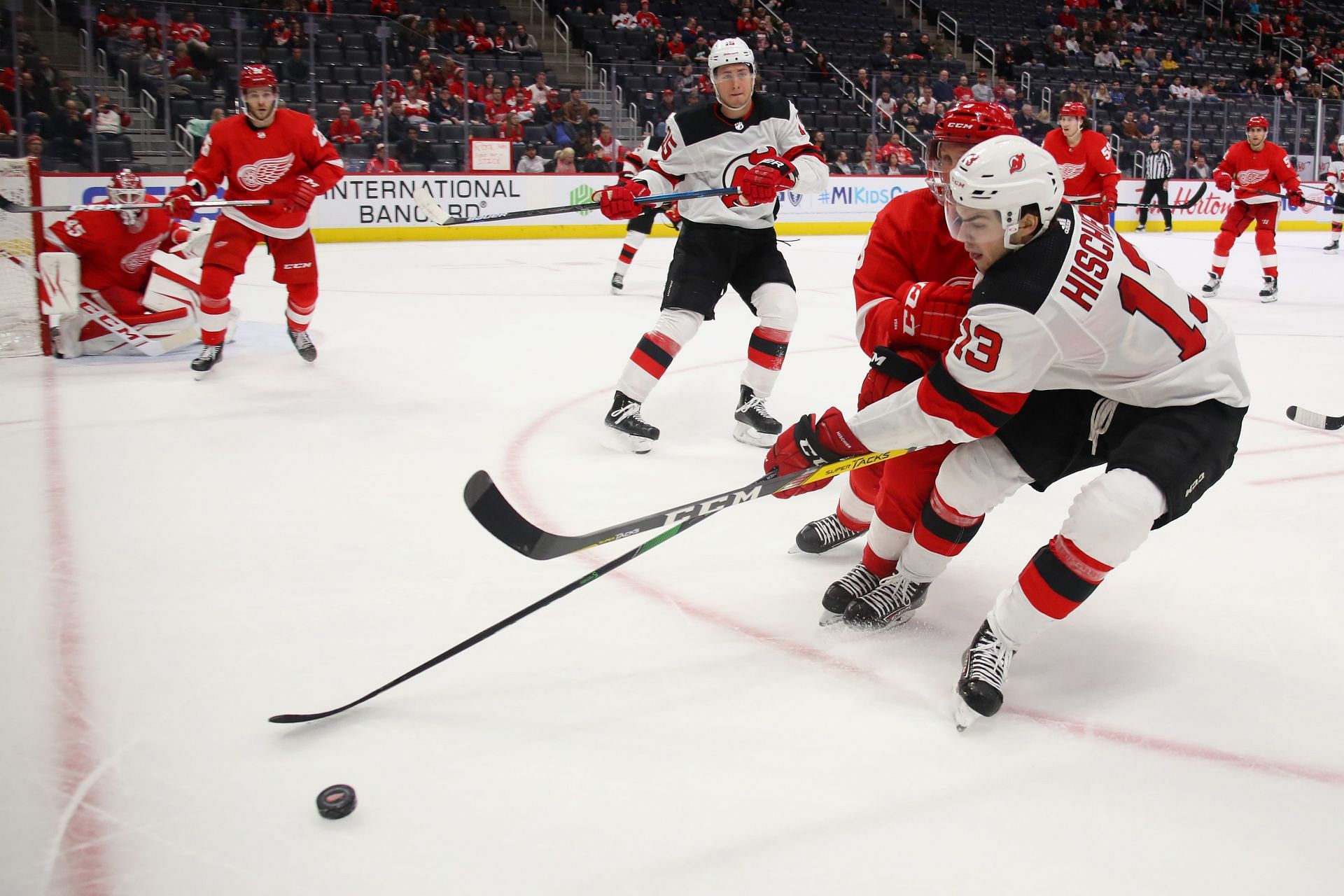 New Jersey Devils v Detroit Red Wings