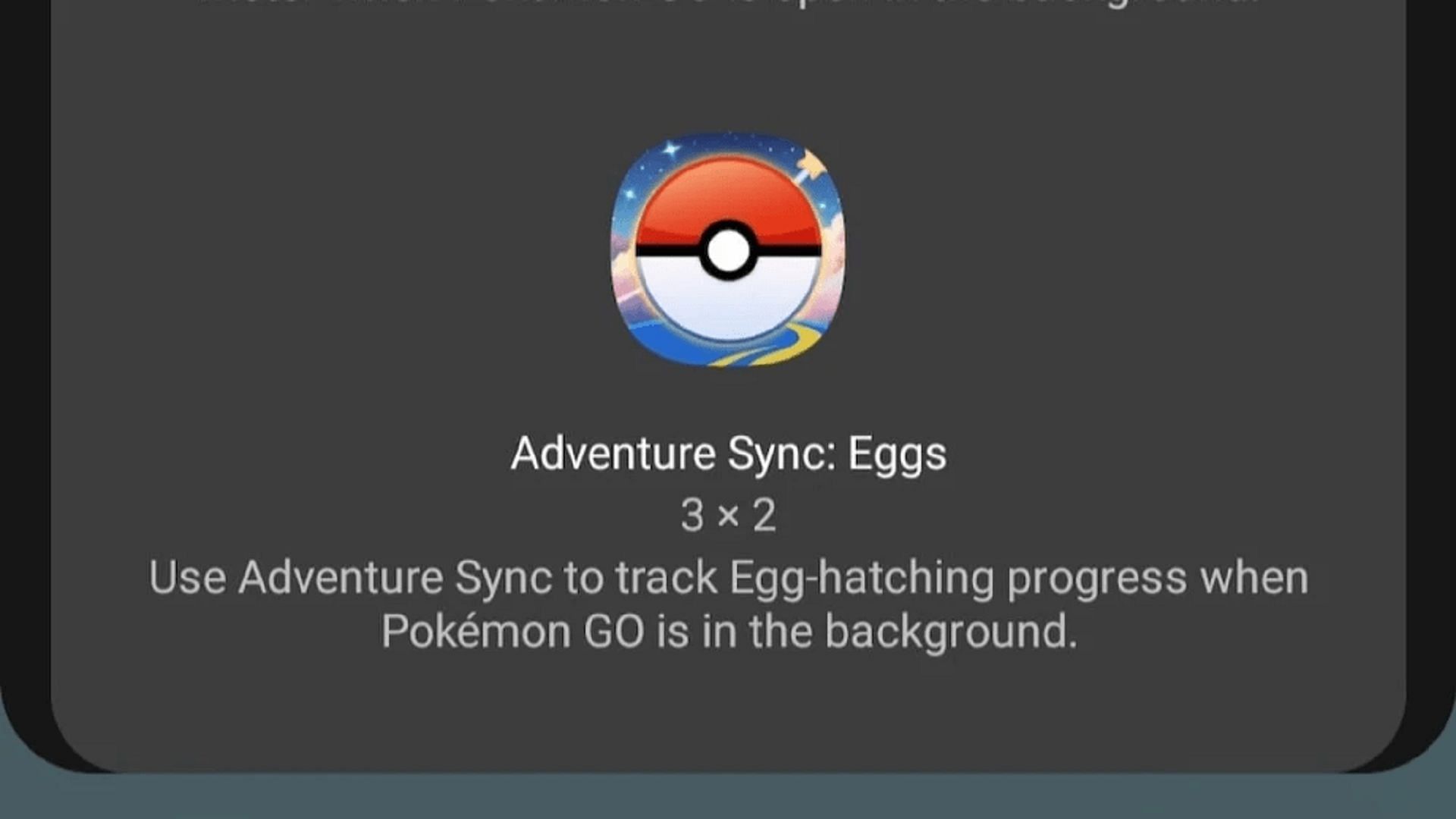 Many phones can utilize a handy Pokemon GO widget to track their egg hatching progress (Image via Niantic)