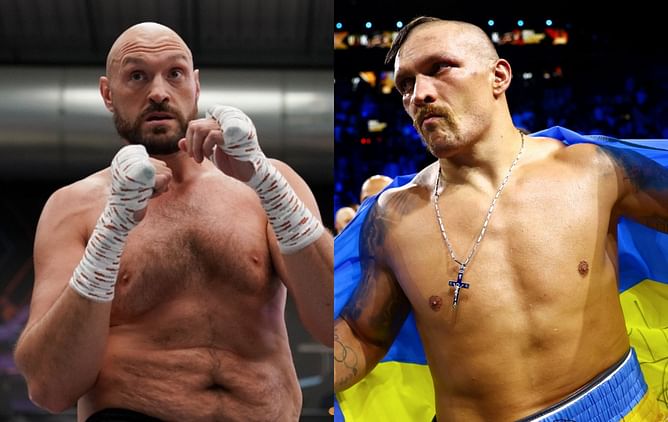 "He’ll be running away like a little b**ch" - Tyson Fury believes Oleksandr Usyk is not 'big and strong enough' to withstand his punches