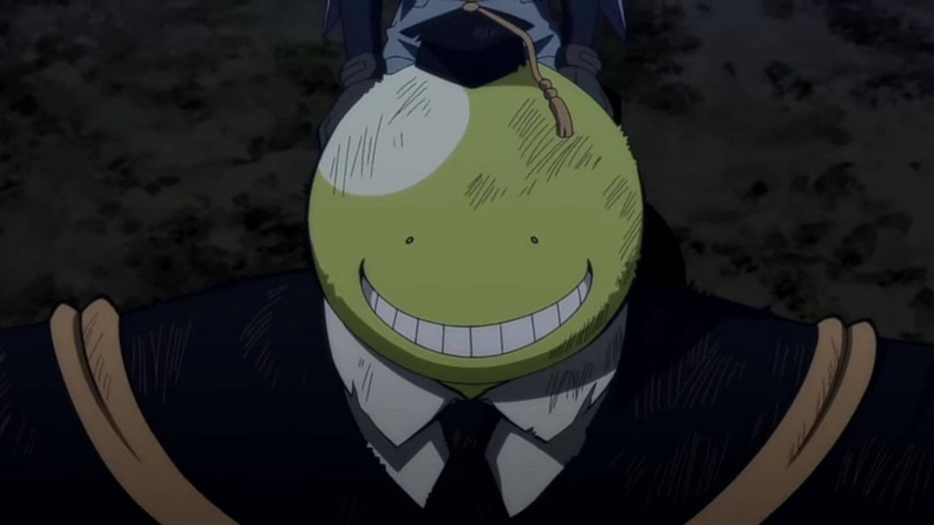 Korosensei as seen in the anime (Image via Brain&#039;s Base)