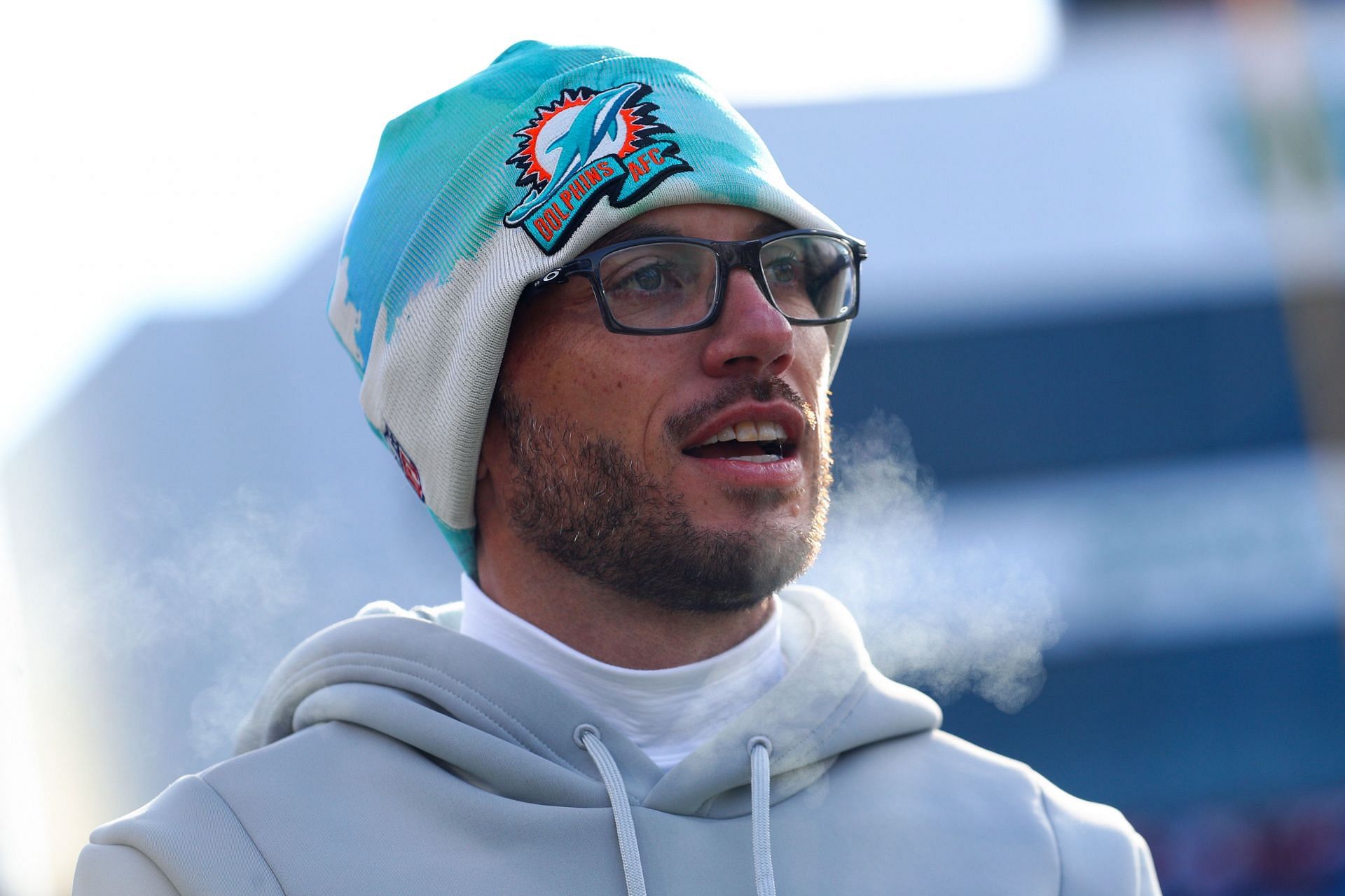 Mike McDaniel: AFC Wild Card Playoffs - Miami Dolphins v Buffalo Bills