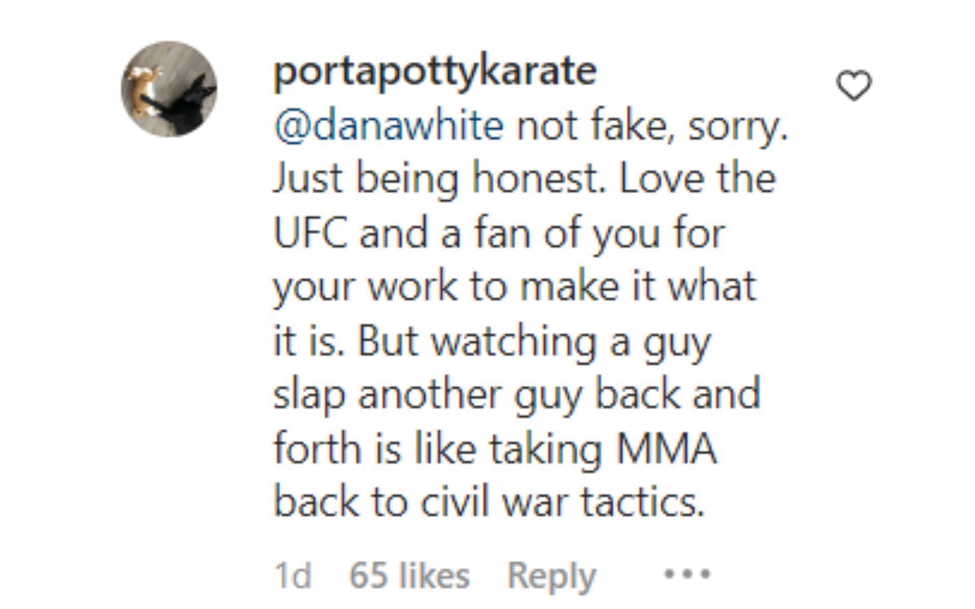 Image courtesy @danawhite on Instagram