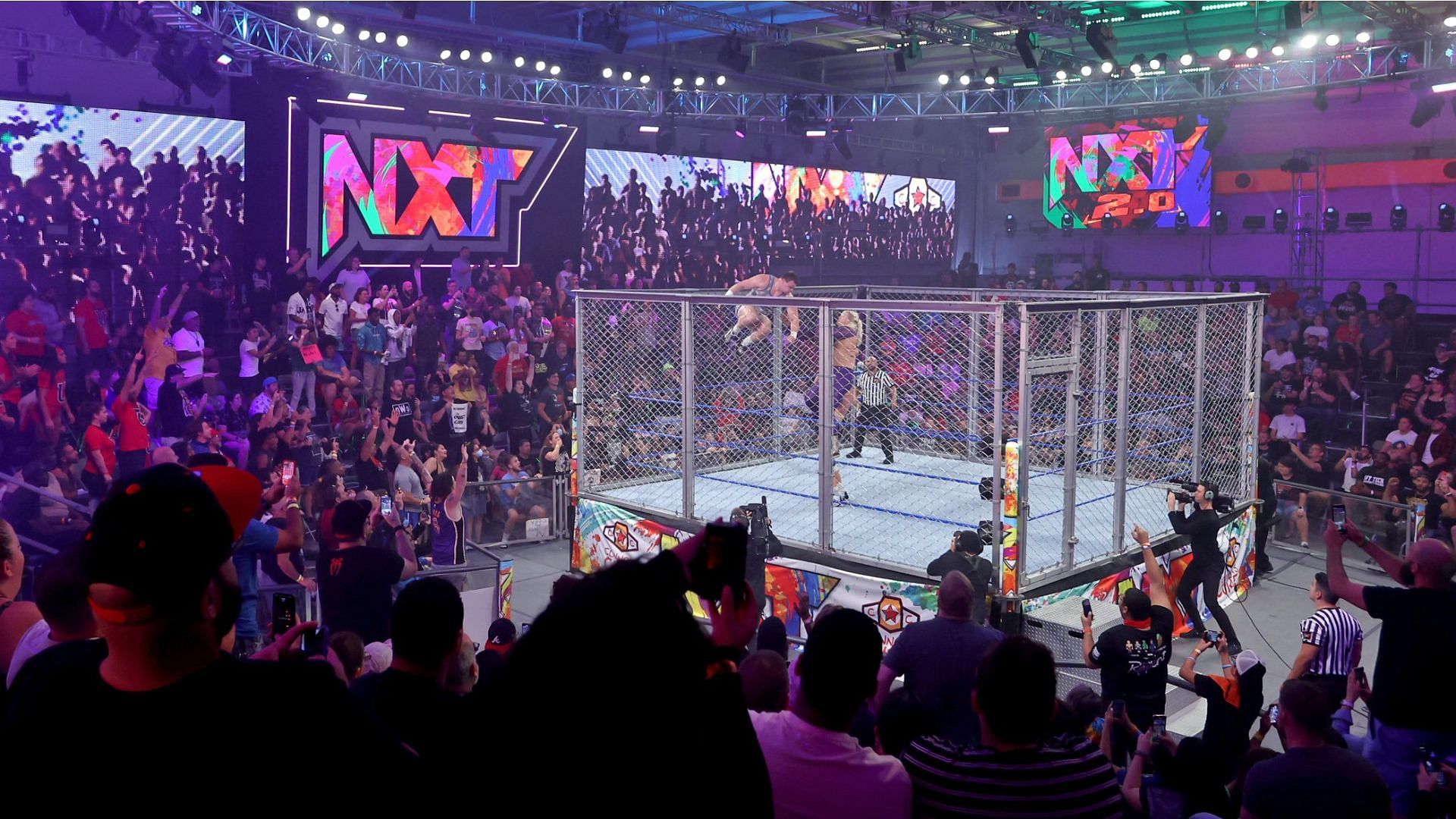 WrestlingWorldCC on X: Becky Lynch and Bayley's cage match was reportedly  cut for time.  / X