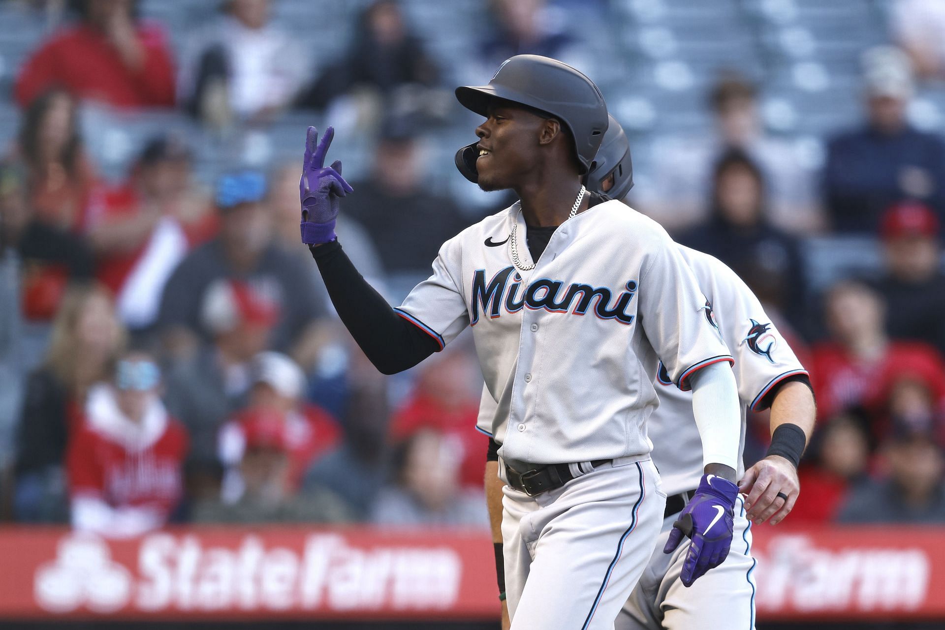 Can Jazz Chisholm stop being so f***ing cool?” - San Francisco Giants fans  can't help but compliment Miami Marlins infielder Jazz Chisholm Jr. after  his miraculous save