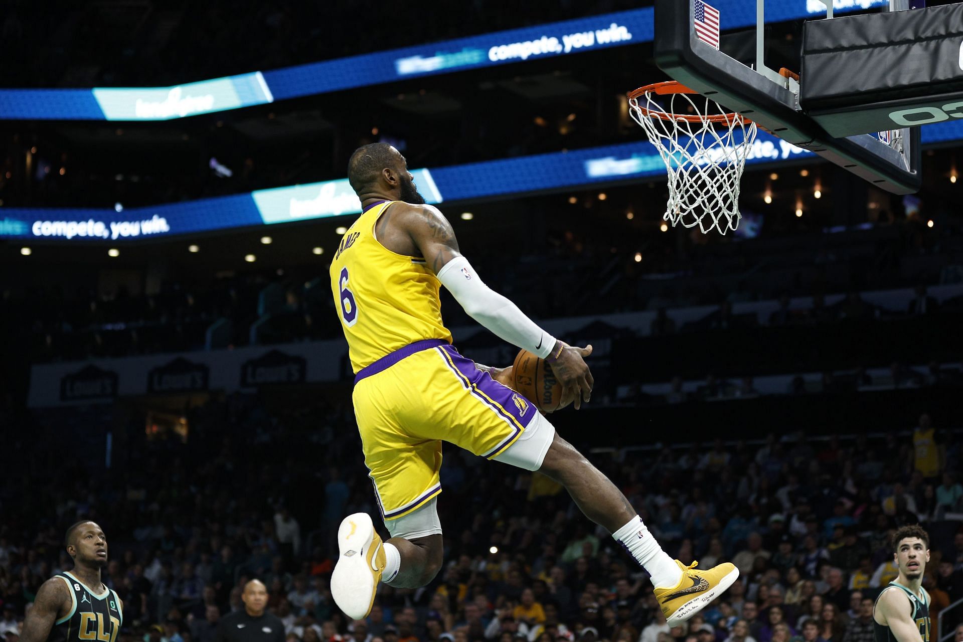 The LA Lakers are running LeBron James to the ground.