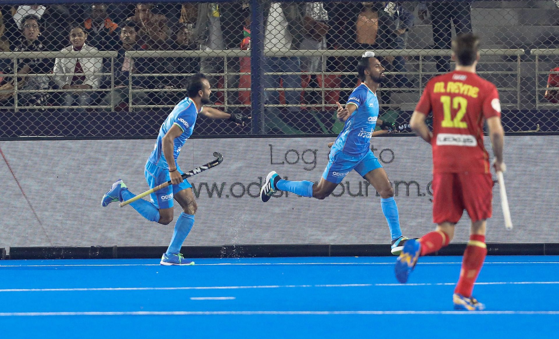 India vs Spain in Hockey World Cup