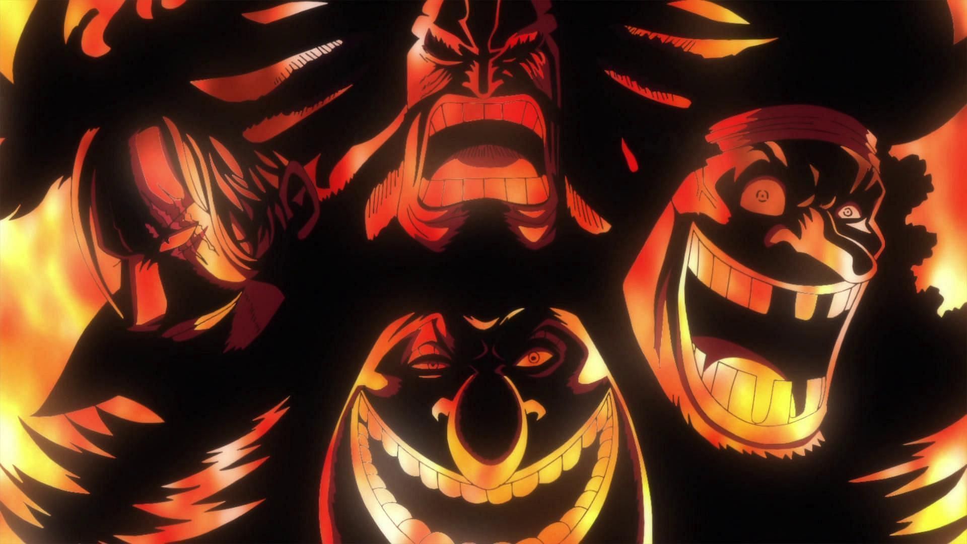 One generation of the Yonko as seen in the series