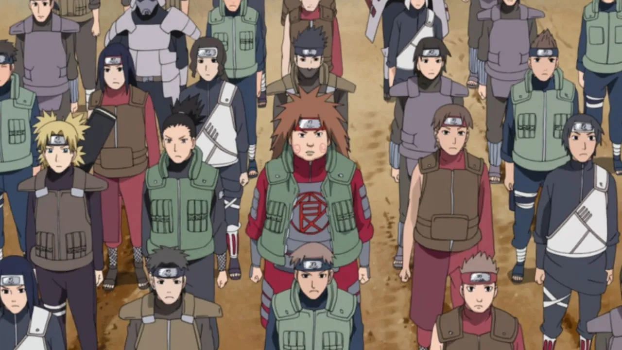 Can you visibly distinguish the difference of ranking of Shinobi in Naruto?  Age normally makes it obvious they're not G, but I think it would be cool  if there was a visible