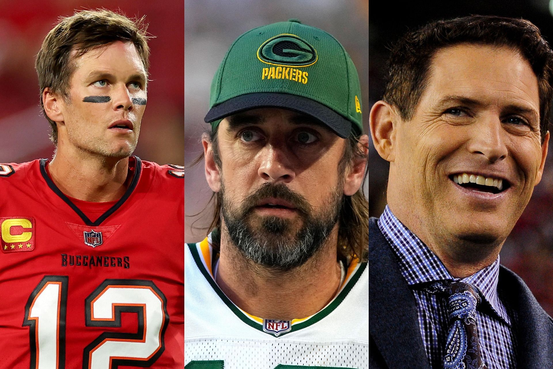 Tom Brady, Aaron Rodgers and Steve Young