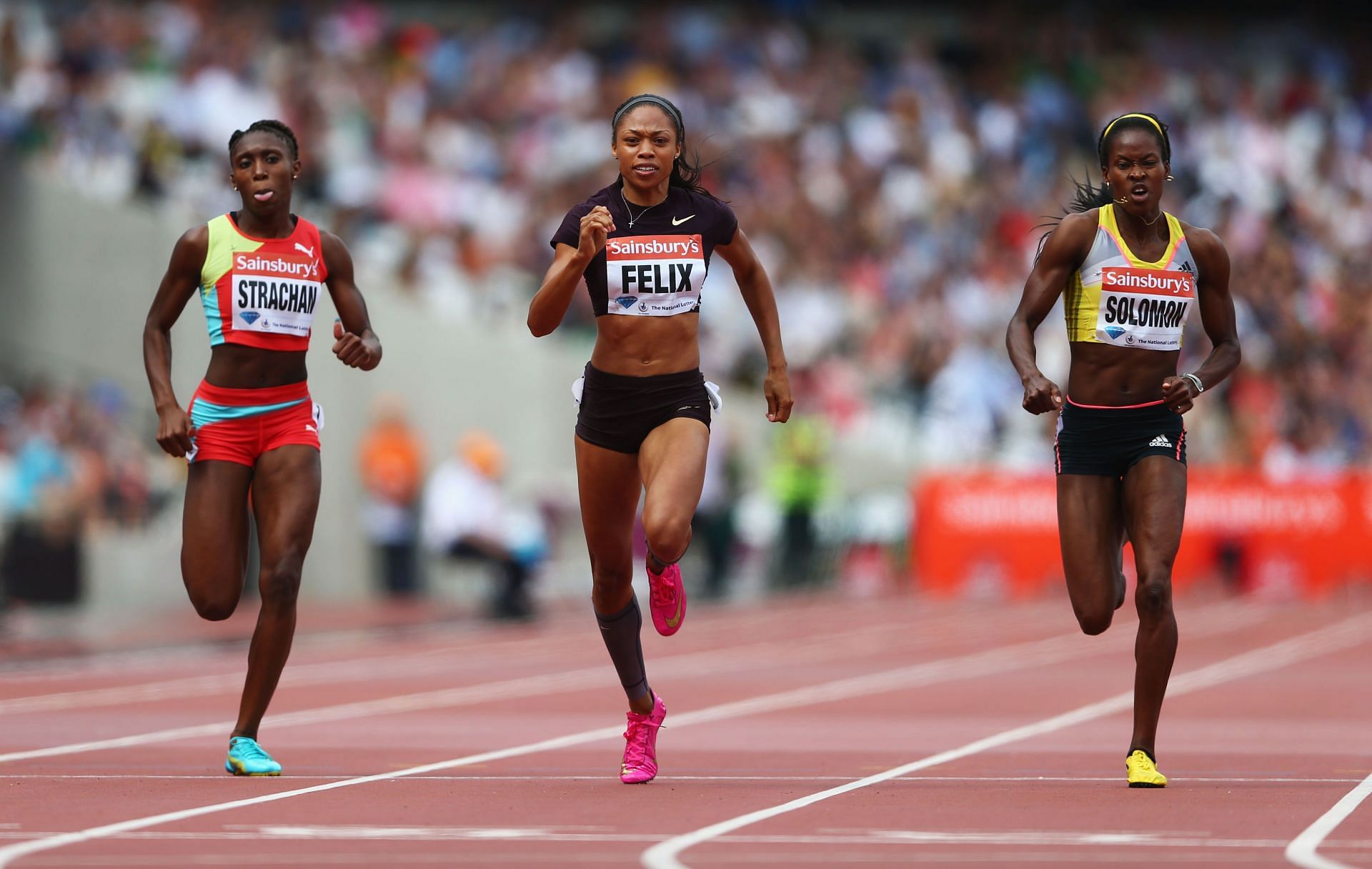 Allyson Felix at IAAF Diamond League 2013