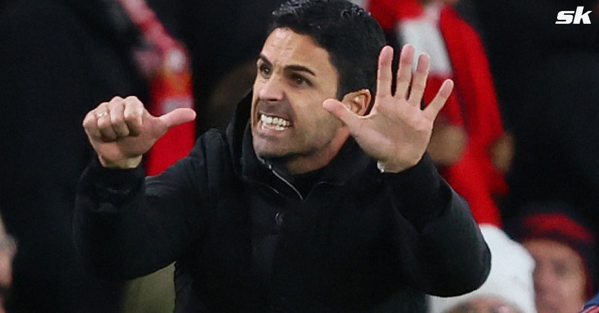 Mikel Arteta has been lambasted for his touchline antics on Tuesday.