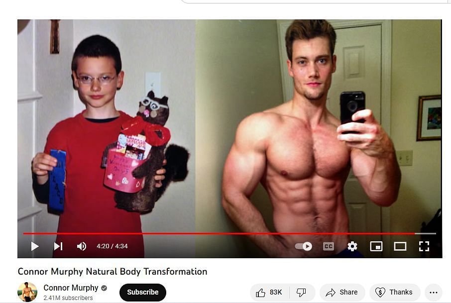 Connor Murphy - Yo! Check out how different your physique