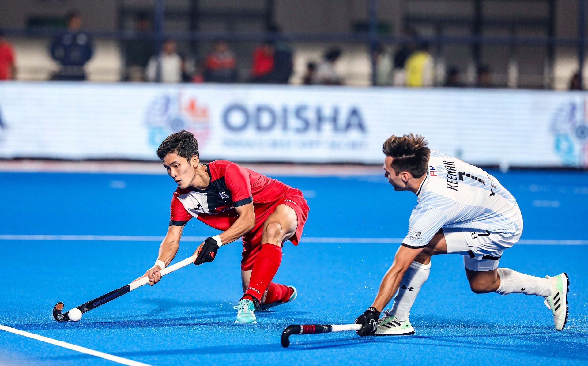 South Korea vs Argentina in Hockey World Cup