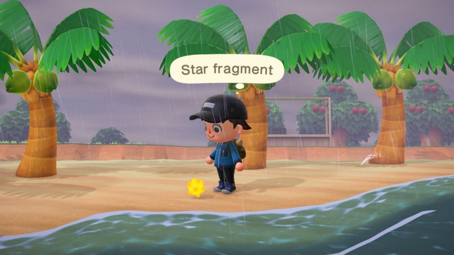 Star Fragment on the beach (Image via Nintendo)