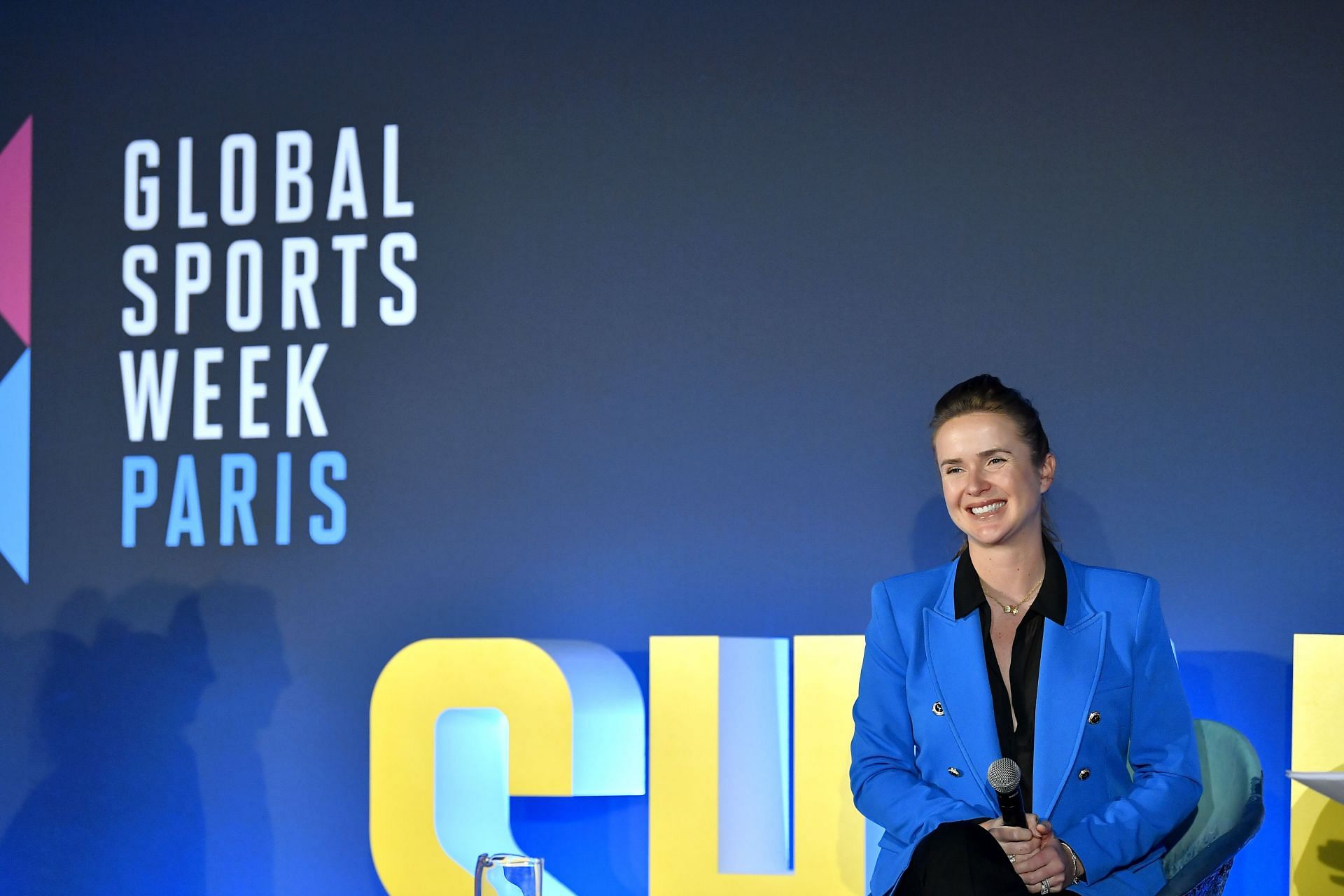 Elina Svitolina during the 2022 Global Sport Week